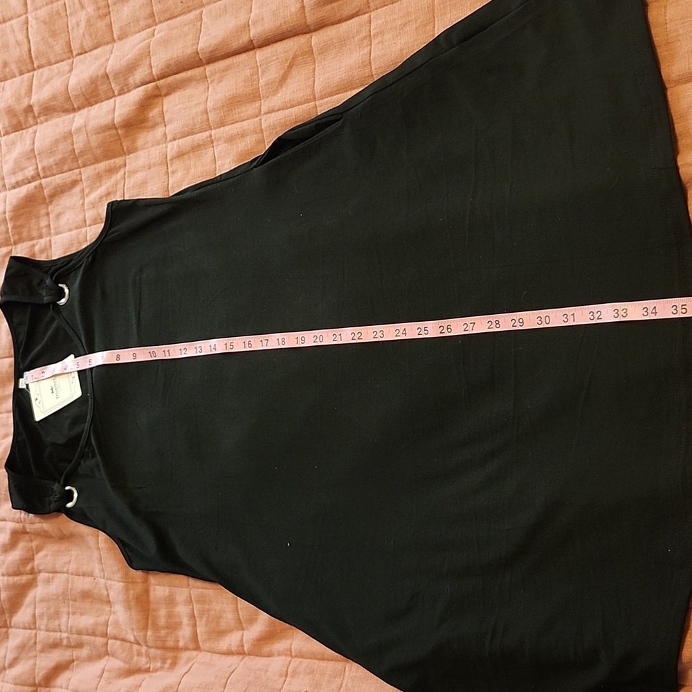 Stylish Black Sleeveless Dress - Picture 6 of 6